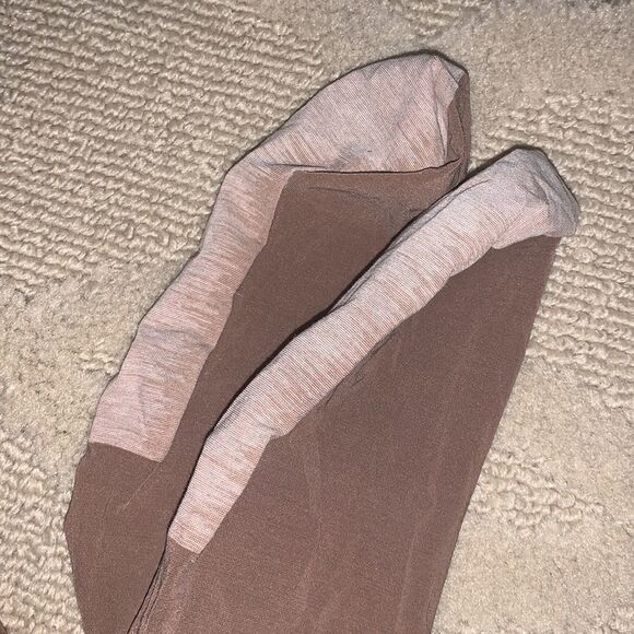 NWOT Vintage MCM tan thigh high stockings. One size - Picture 3 of 5